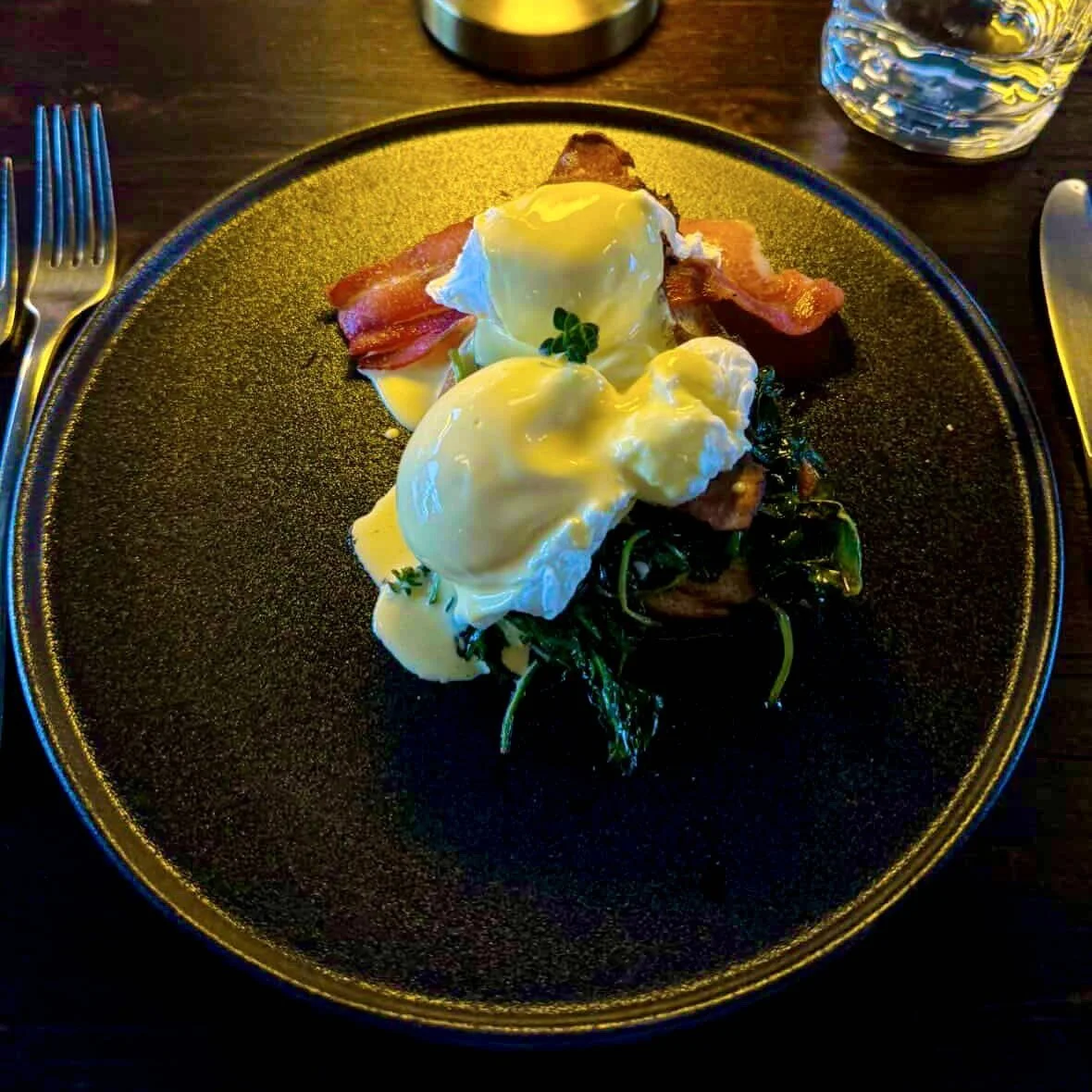 Slow mornings are back at Risby's. Breakfast &agrave; la carte on the edge of the wilderness, Macquarie harbour just out the window. 

Open every day from 7am&ndash;9:30am. Complimentary for Hotel Guests, and open to the public. Bookings not required