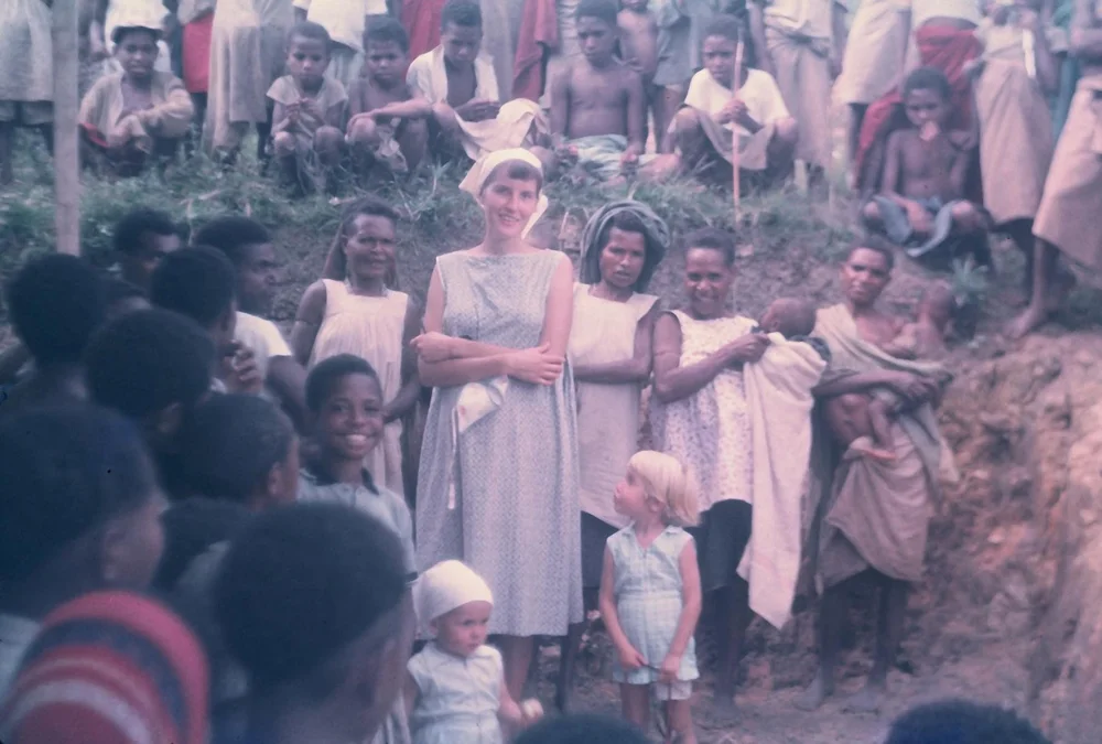 1963 May PaulaTom Ina in the Buangs.jpg