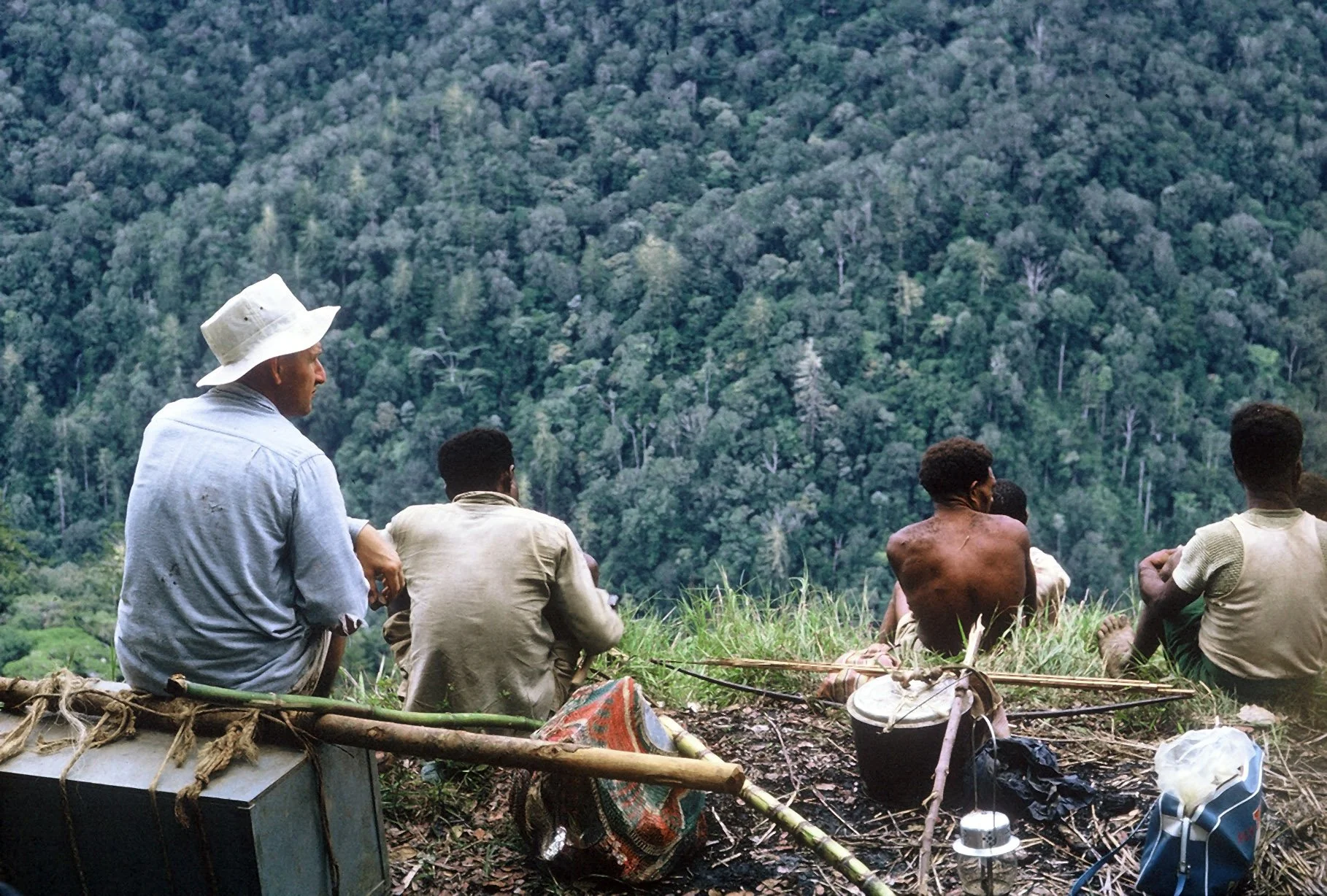 Ponampa bushtrip 1964 Jan with Vince Fricki.jpg