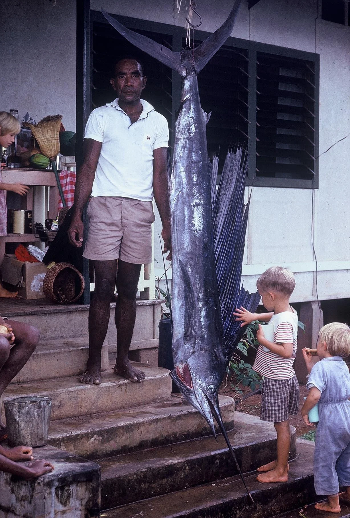 1965 Matocyali Tibong the fisherman with a sailfish.jpg