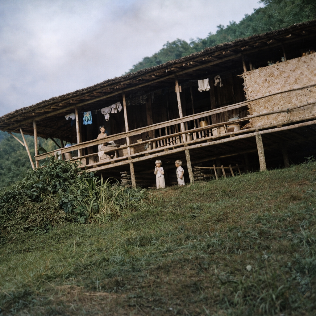 Phyllis Paula and Tom in the Buangs 1963.jpg