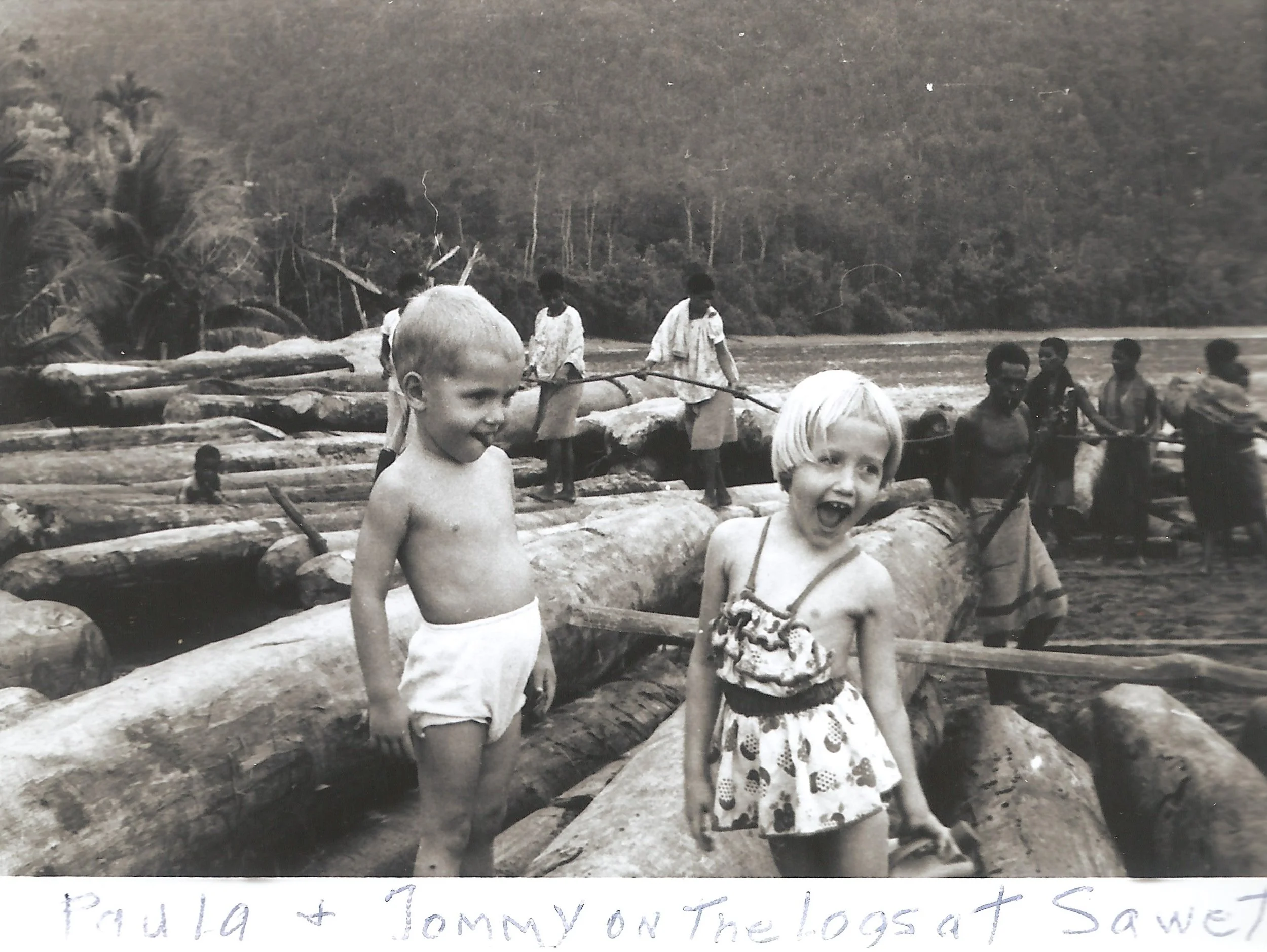 Graham Littles sawmill in Sawat. Paula and Tom.jpg