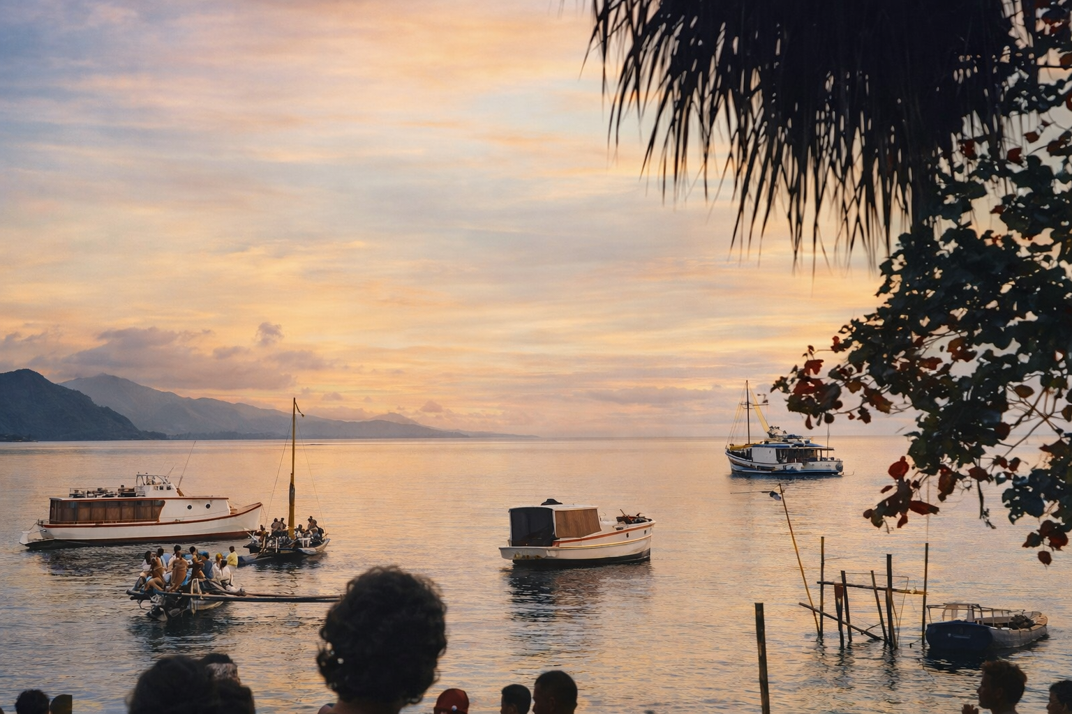 1965 Boats at Buakap with Busameng pennisula in background 2.jpg