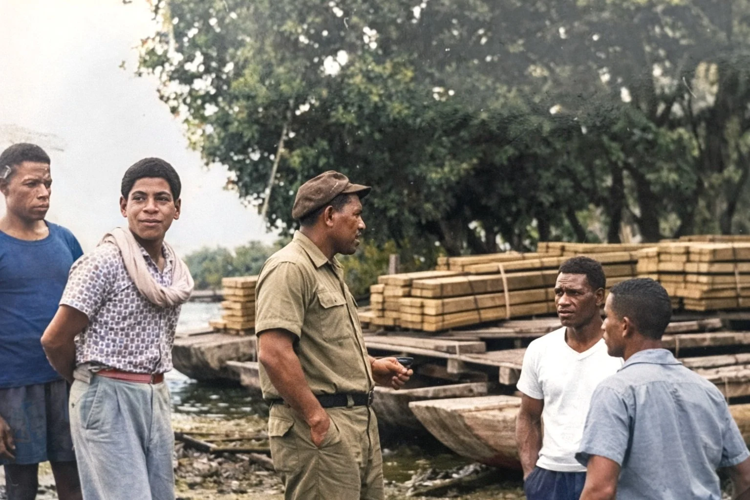 Manager of Sawmill in cap