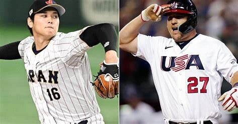 Picture this&hellip;.8th inning of a tie game, runners at the corners, 2 outs.  And this is the matchup you see 🤯. I for one cannot wait for the WBC final between 🇺🇸 and 🇯🇵. The game starts at 4pm, come by for happy hour and baseball!  And stick
