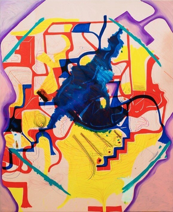 JOANNE GREENBAUM
Untitled
2016
Oil, acrylic, flashe and neon marker on canvas
100 by 80 in.  254 by 203.2 cm.
Courtesy of @miandn @joannegreenbaumart 

#joannegreenbaum #mitchellinnesnash #mitchellinnesnashgallery #lescalierartadvisory
