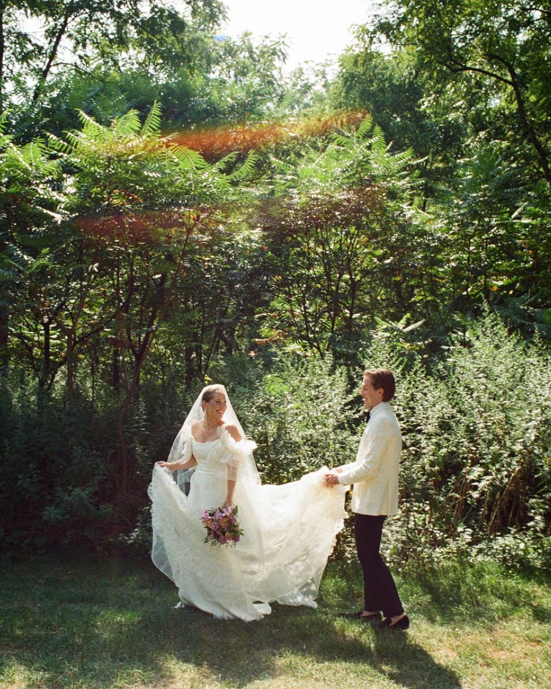 Haley + Ryan on film. This late-summer wedding ceremony held so much sunshine, color + joy and I feel lucky I got to be there. Working on their final gallery but these film scans are so fun to revisit 🌼