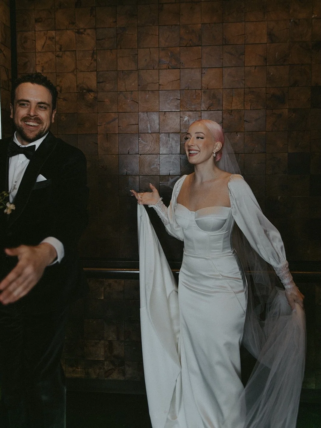 Two years ago in Brooklyn with Katie + Nathan. I remember being so excited about their wedding from the very first inquiry and it&rsquo;s still one of my favorite galleries of all time. I adore these two- happy anniversary week! Shot on film + digita