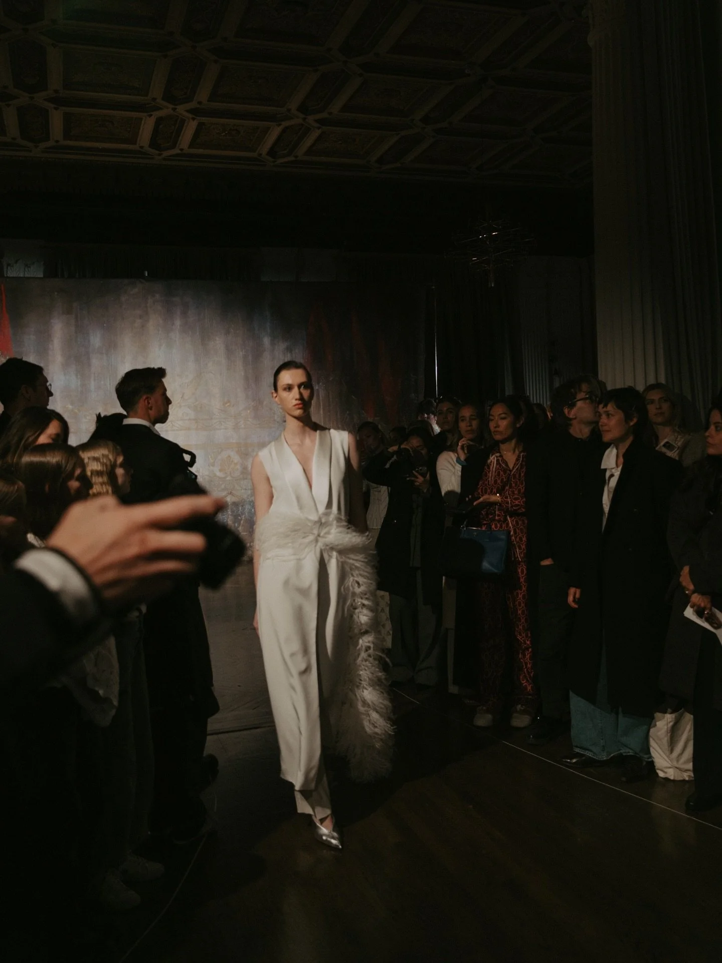@alexandragrecco on film + digital for NYBFW. an absolute honor to be in the audience to view this collection and i continue to be blown away by alex + her team every season 🤍🤍