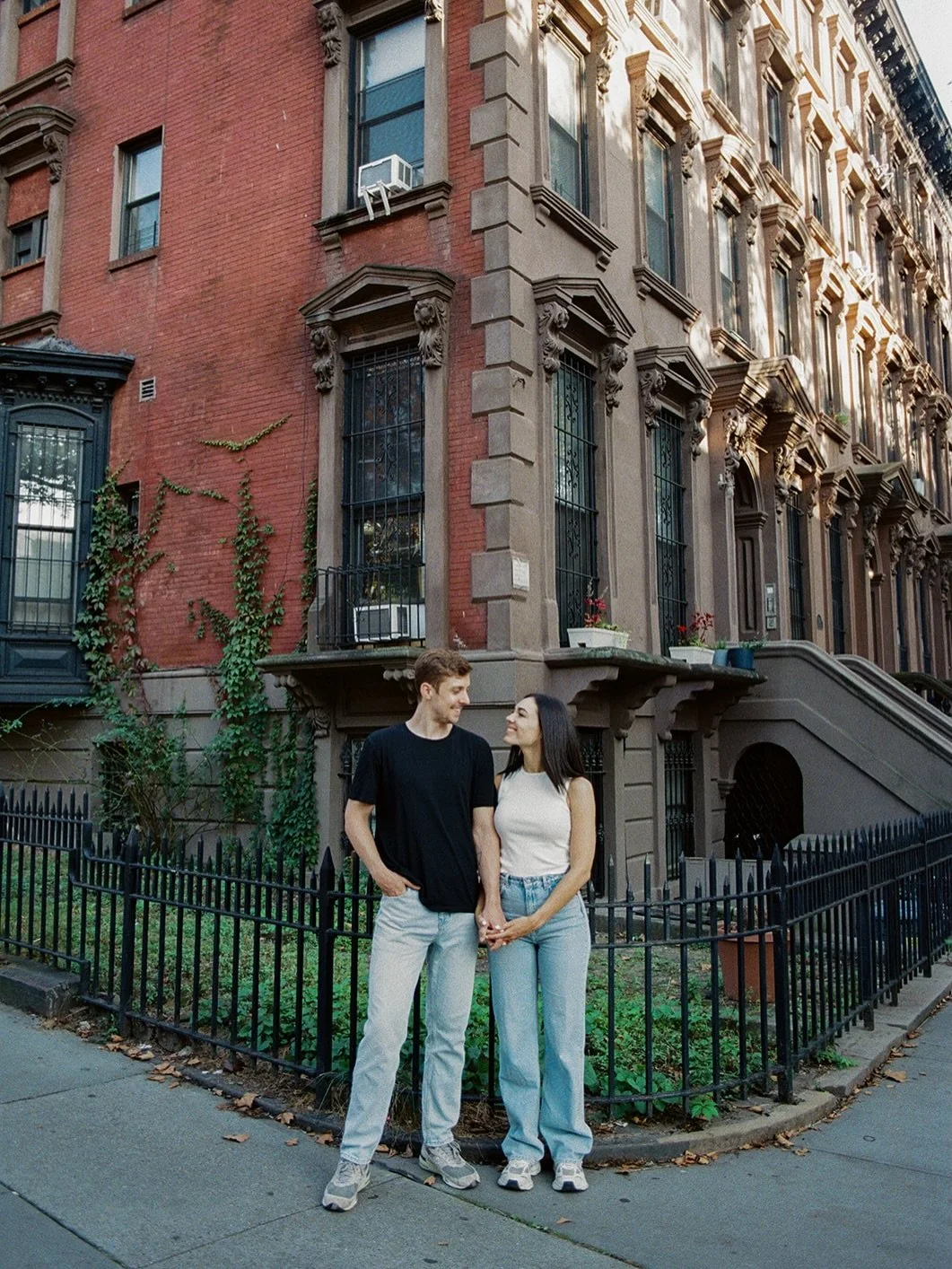 Craving warmer weather so I&rsquo;m revisiting Carolyn + Pearson from the archives. A mostly-film engagement session to document their life in Fort Greene before their wedding day a few years ago. I loved every minute of my time photographing these t
