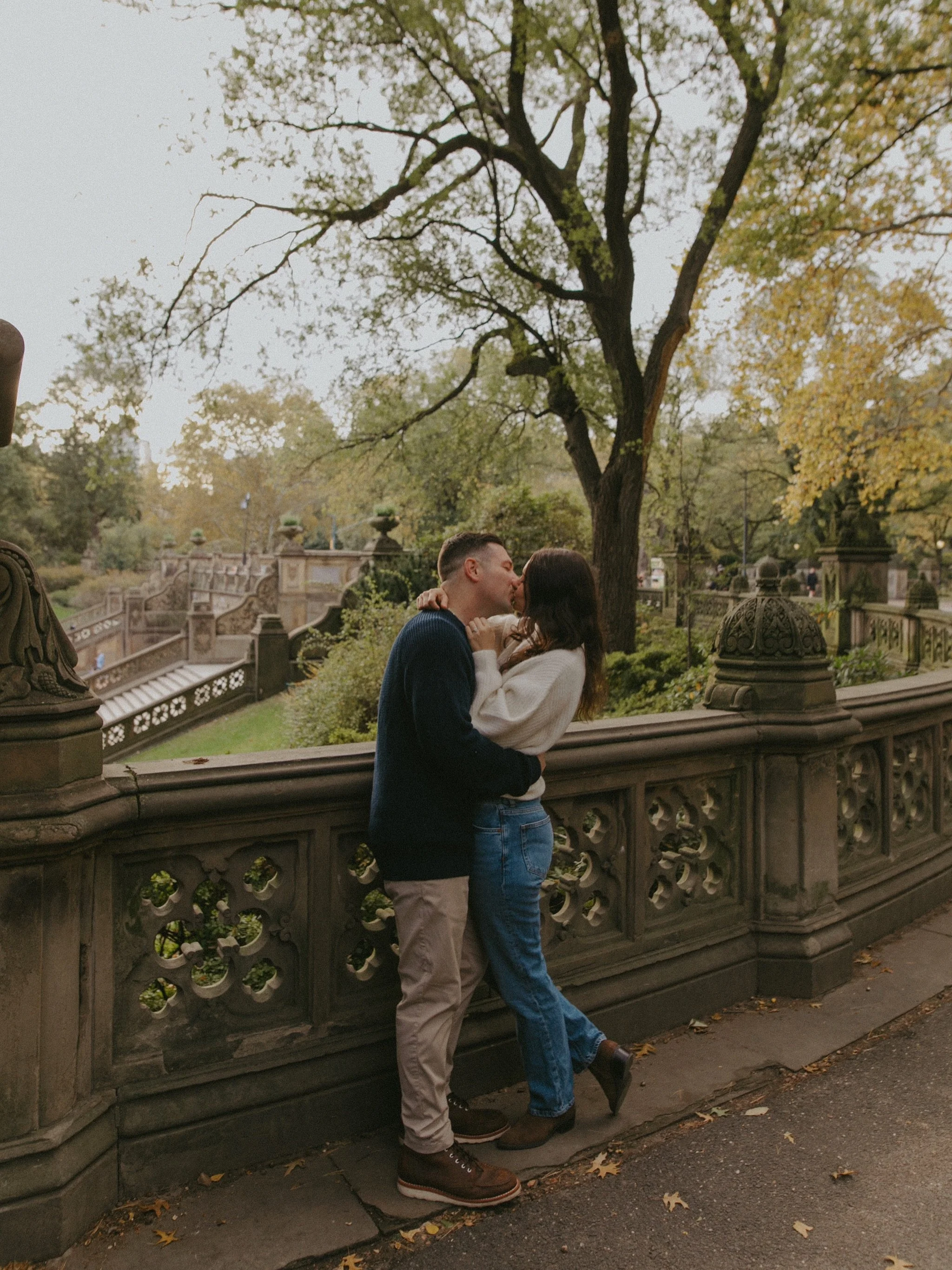 It felt like Jess + Mike got all of the Bethesda Terrace to themselves for their engagement pictures and I couldn&rsquo;t be more obsessed with how they came out! Counting down the days to their wedding this fall!!