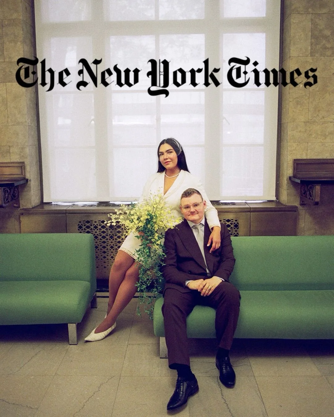 Ana + Rob were married in an intimate City Hall ceremony on a sunny May afternoon. They got ready together in their apartment before meeting me for a coffee on the way to pick up her bouquet on the Lower East Side. We took a yellow cab to City Hall a