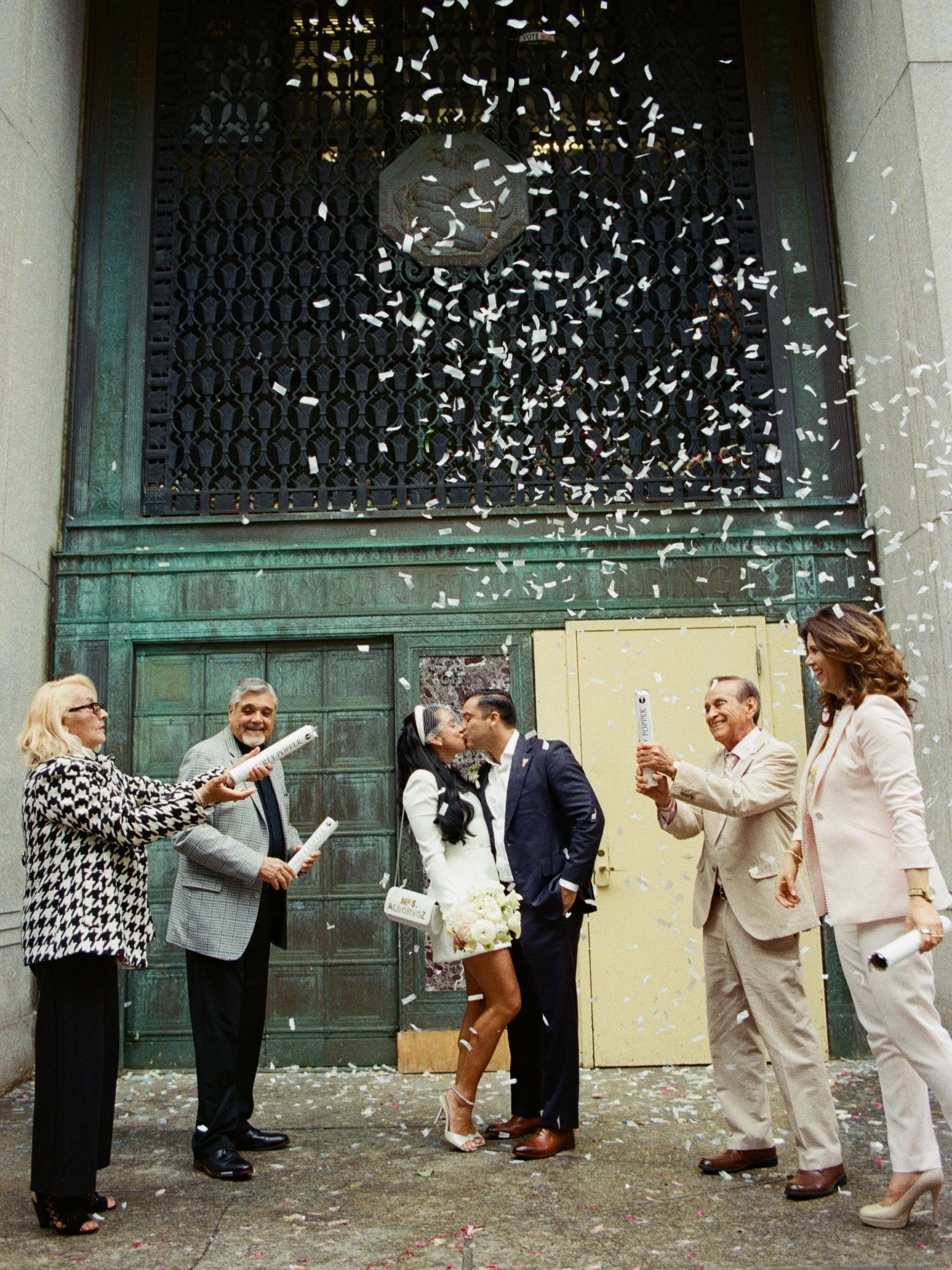 Happiest door in Manhattan 💛 congrats, K + C!!