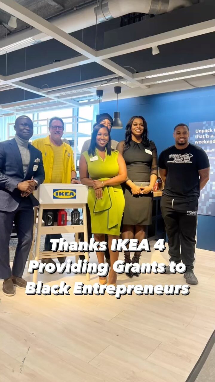 Walking in my purpose and it feels good. Entrepreneurship is not easy by no means but it can all be worth it.

This day as I received a grant funded by @ikea in support of Black Business Initiative It was confirmation to keep going.

Thank you to the