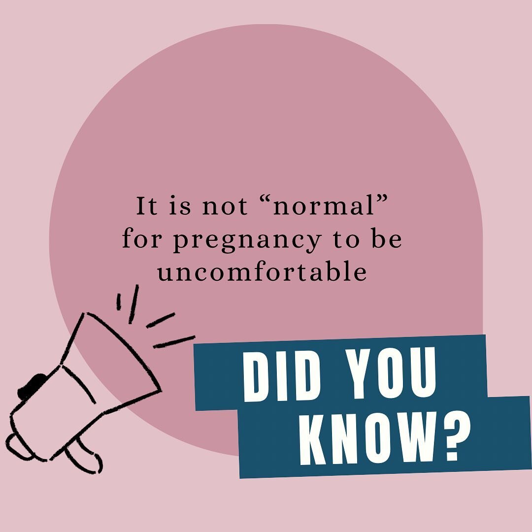 It may be common for people to struggle with discomfort in pregnancy, but that doesn&rsquo;t make it normal. Often times, pain is caused by ligaments that are too tight or too loose, baby&rsquo;s positioning or a few other factors. The good news is t