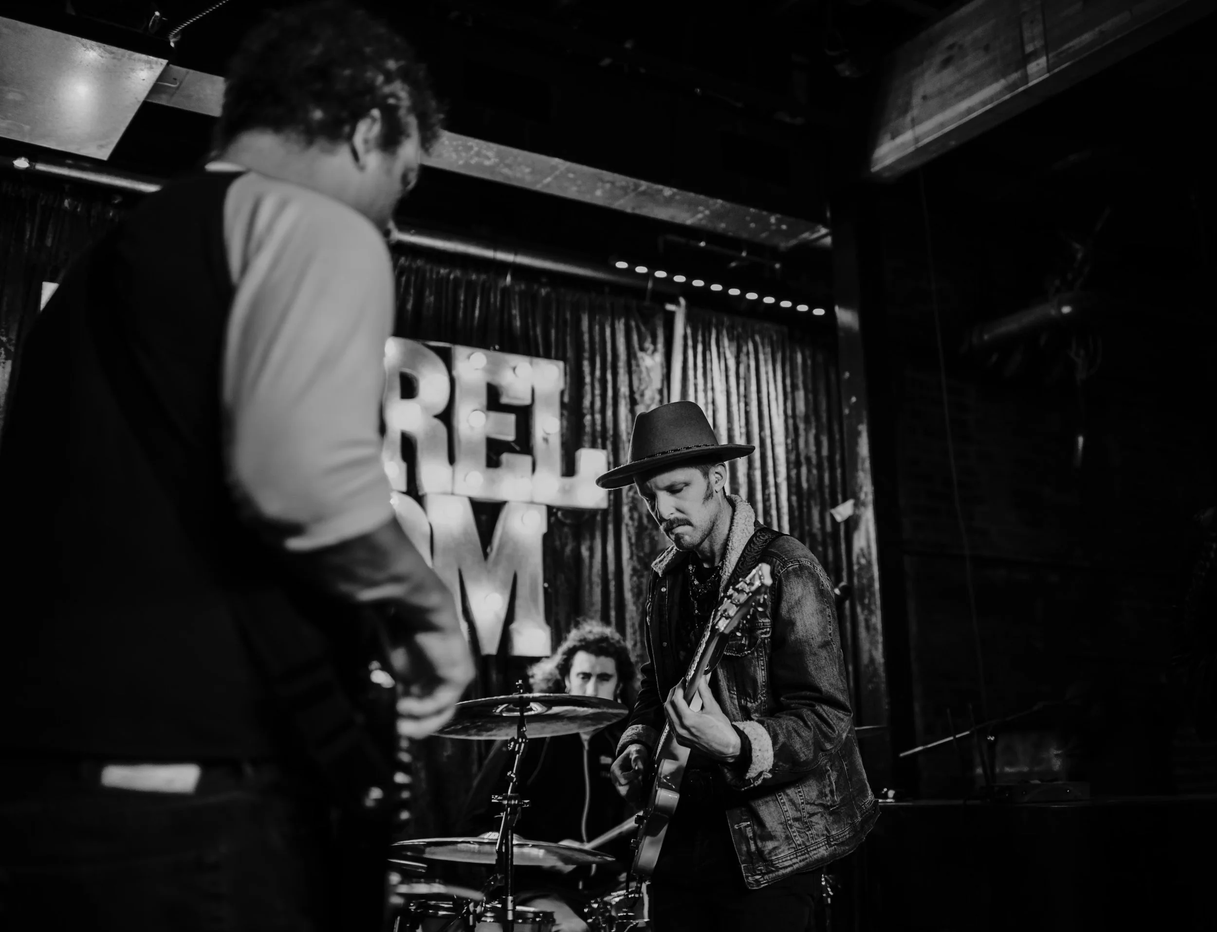 Live band playing at the Barrel room, photo by Kimberly Marie Kimble