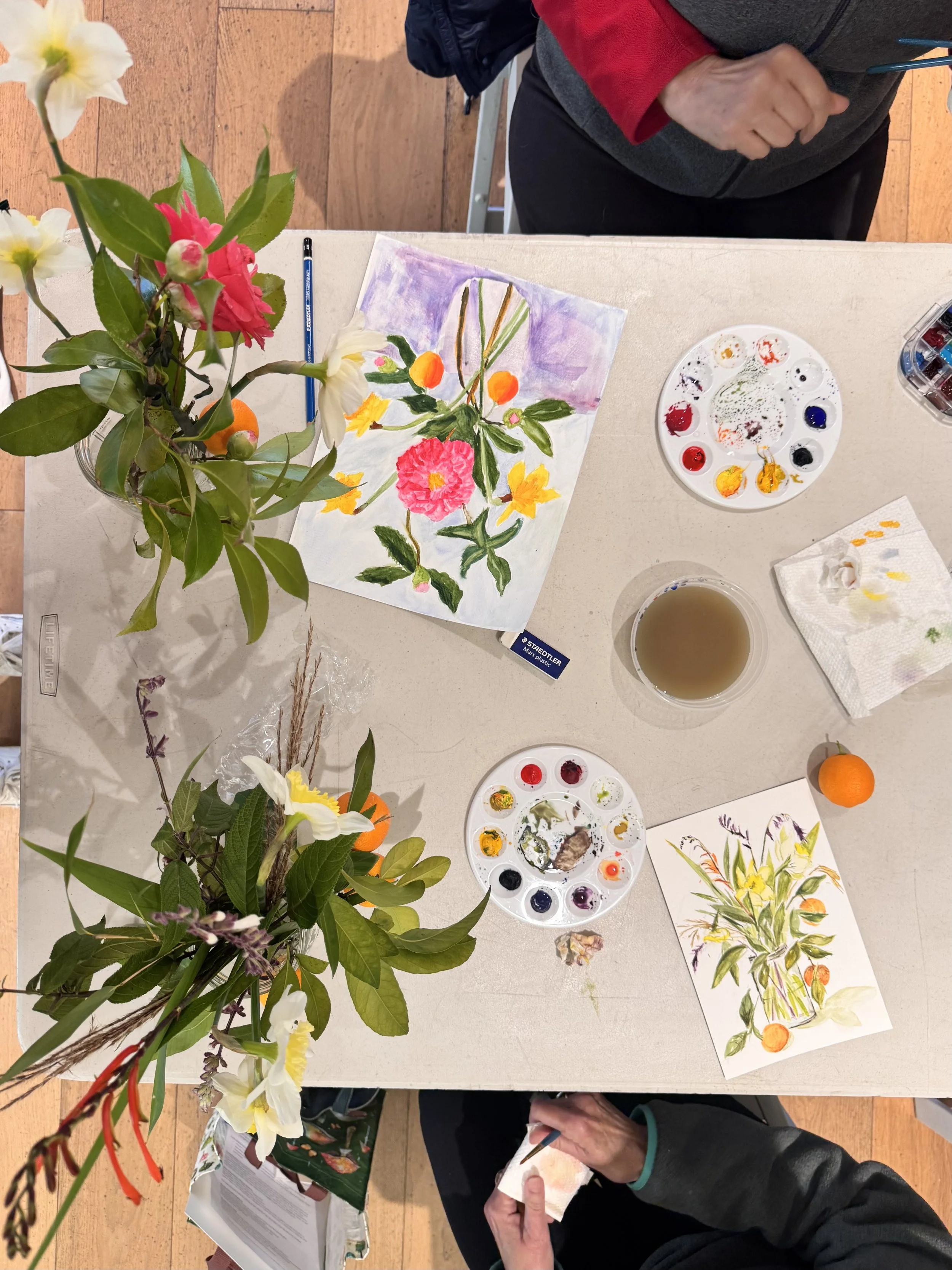 Make and Take: Watercolor Your Own Floral Bouquet