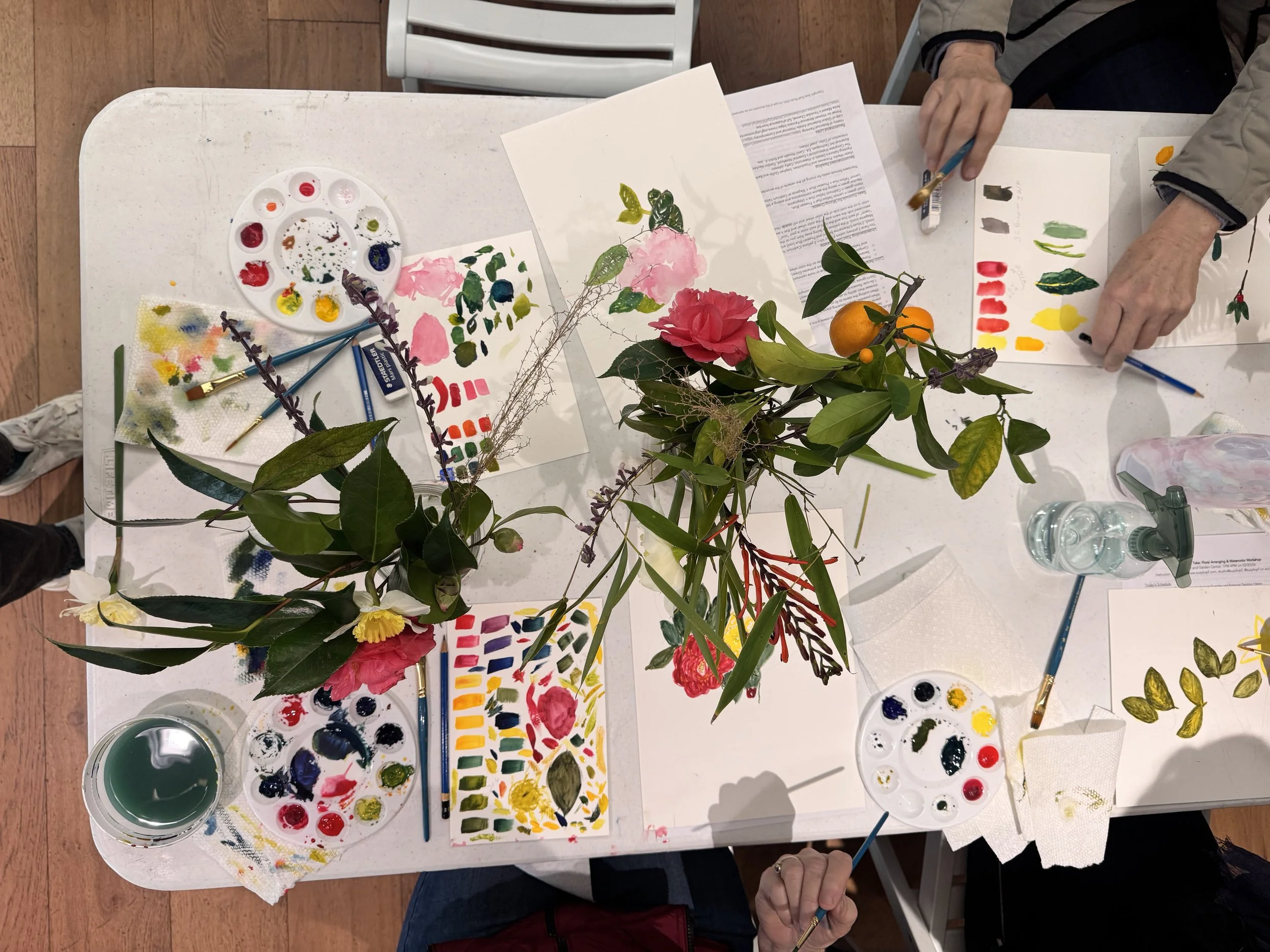 Make and Take: Watercolor Your Own Floral Bouquet