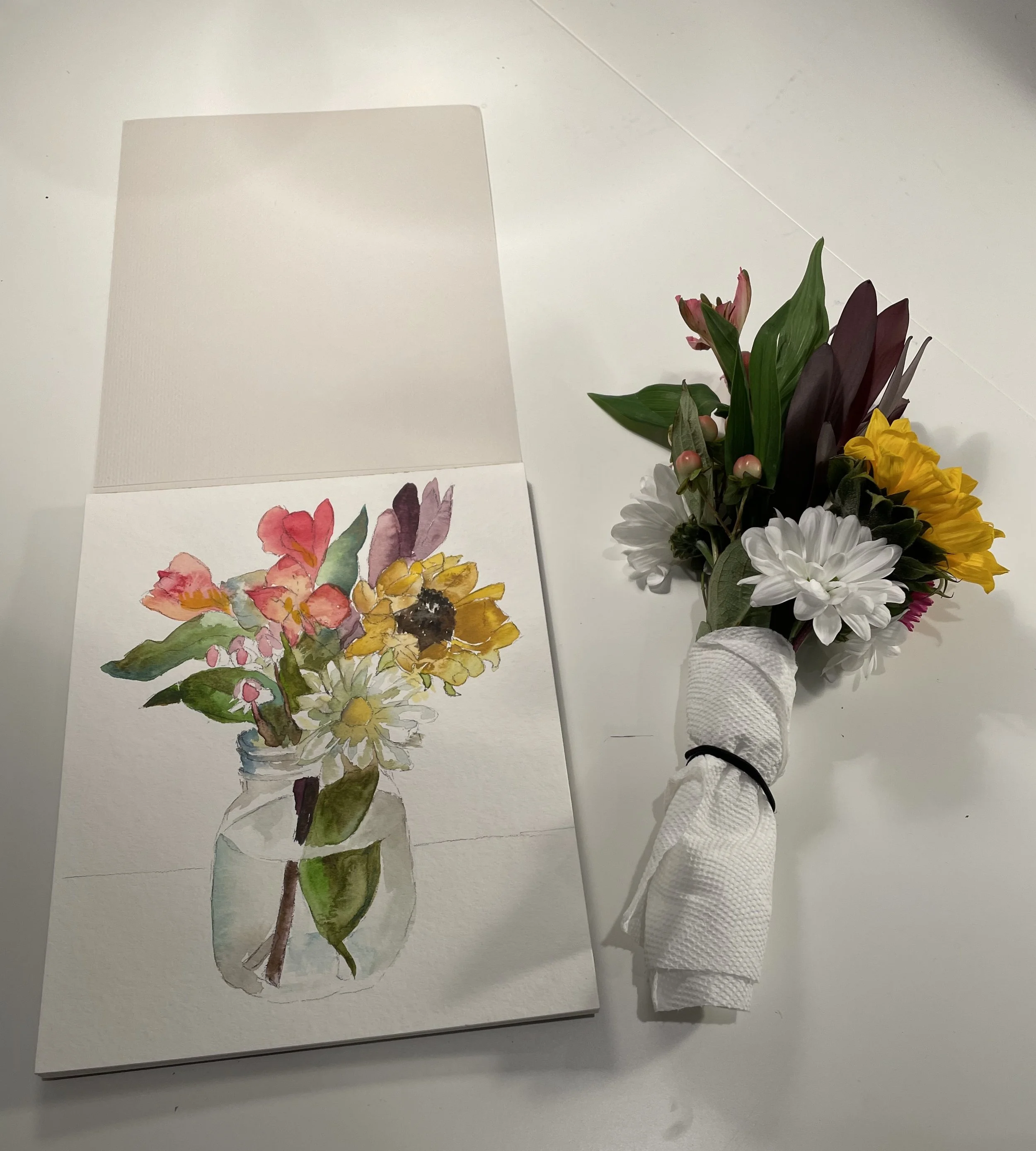 Make and Take: Watercolor Your Own Floral Bouquet