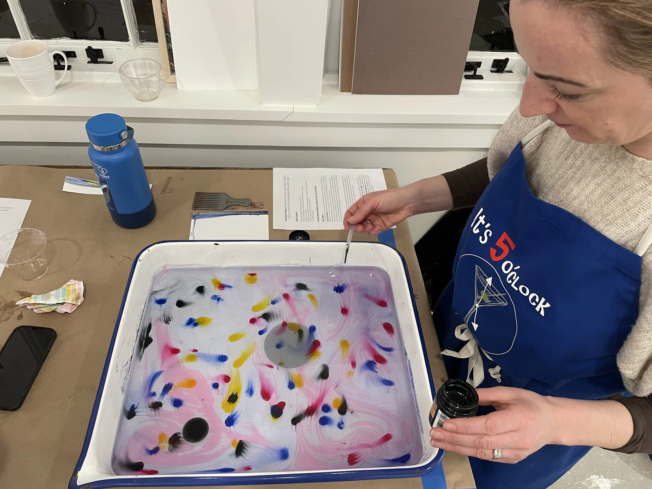 Marble Your Own Stationary