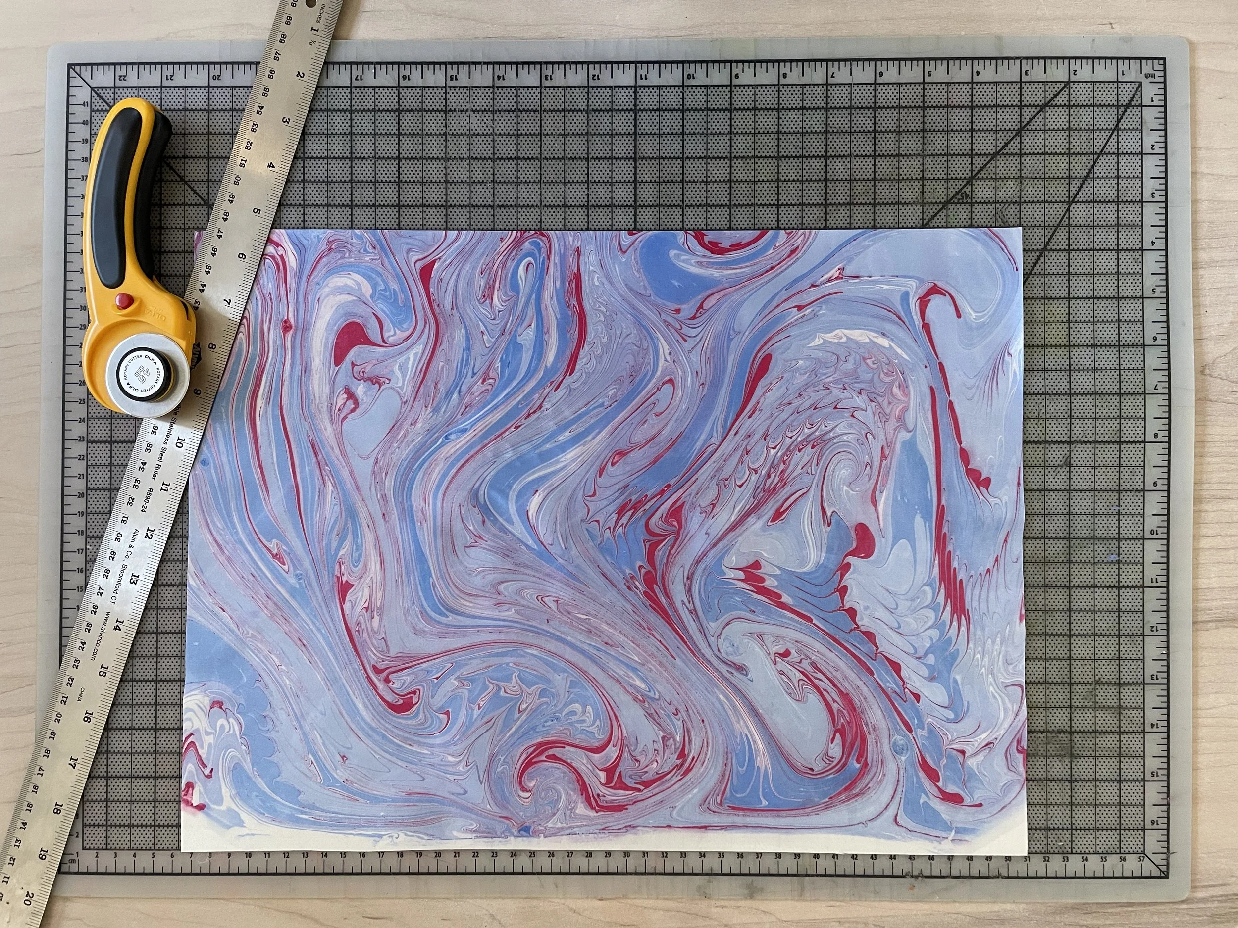 Marble Your Own Stationary