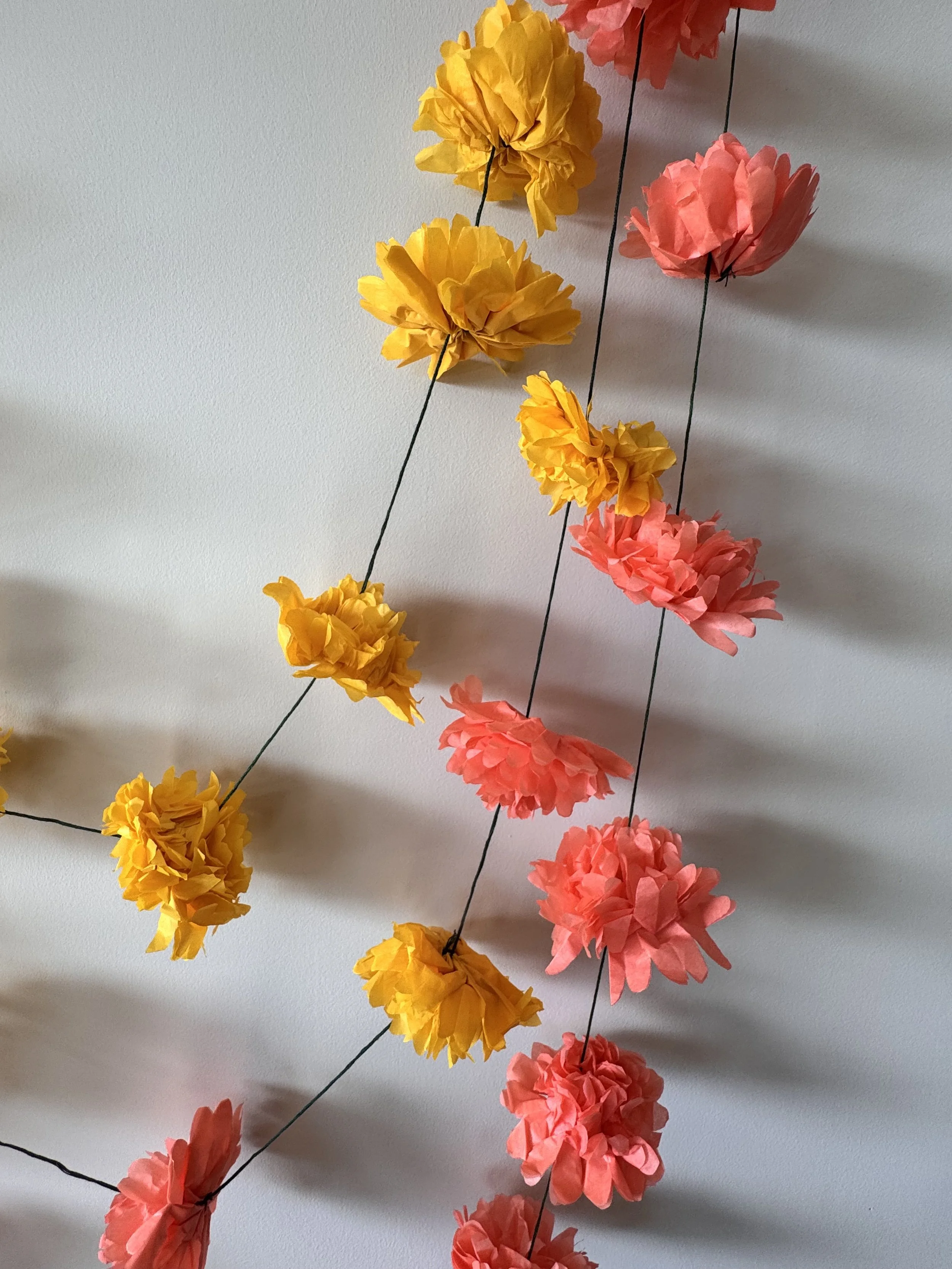 Make a Paper Marigold Garland