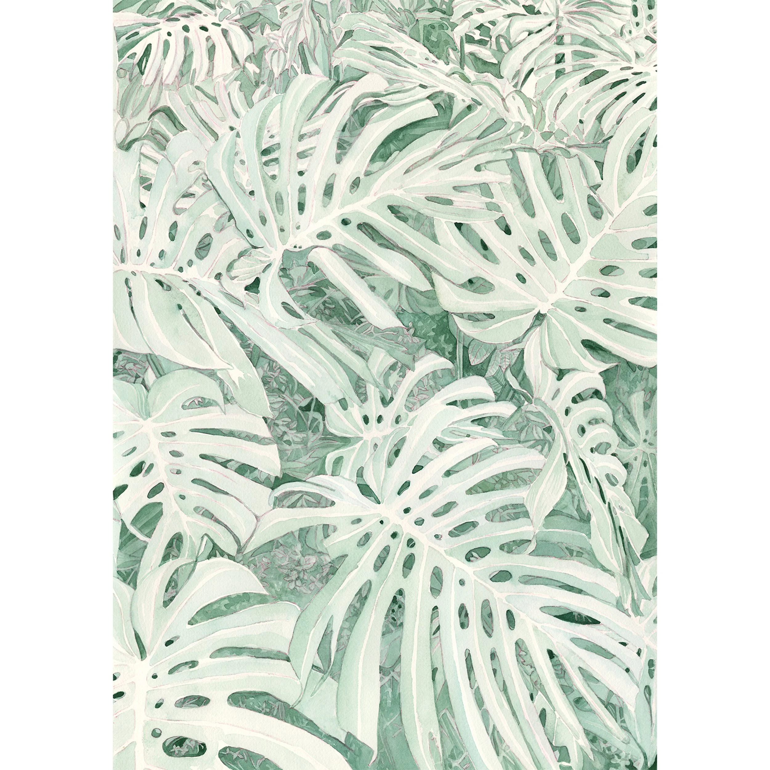 Moss, 2026, Handmade Watercolor on Arches, 14"x20"