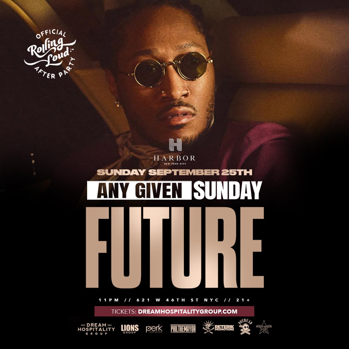 THIS SUNDAY‼️ I'll be DJn @RollingLoud at the VIP LOUD CLUB👨🏽‍🔬🚀  @Future Will be headlining 🧙🏽‍♂️🎥