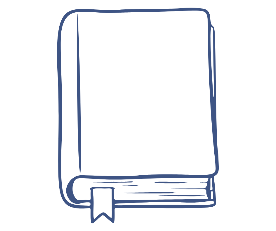 Geometric drawing of an outline square with sections divided by vertical, horizontal, and circle lines.