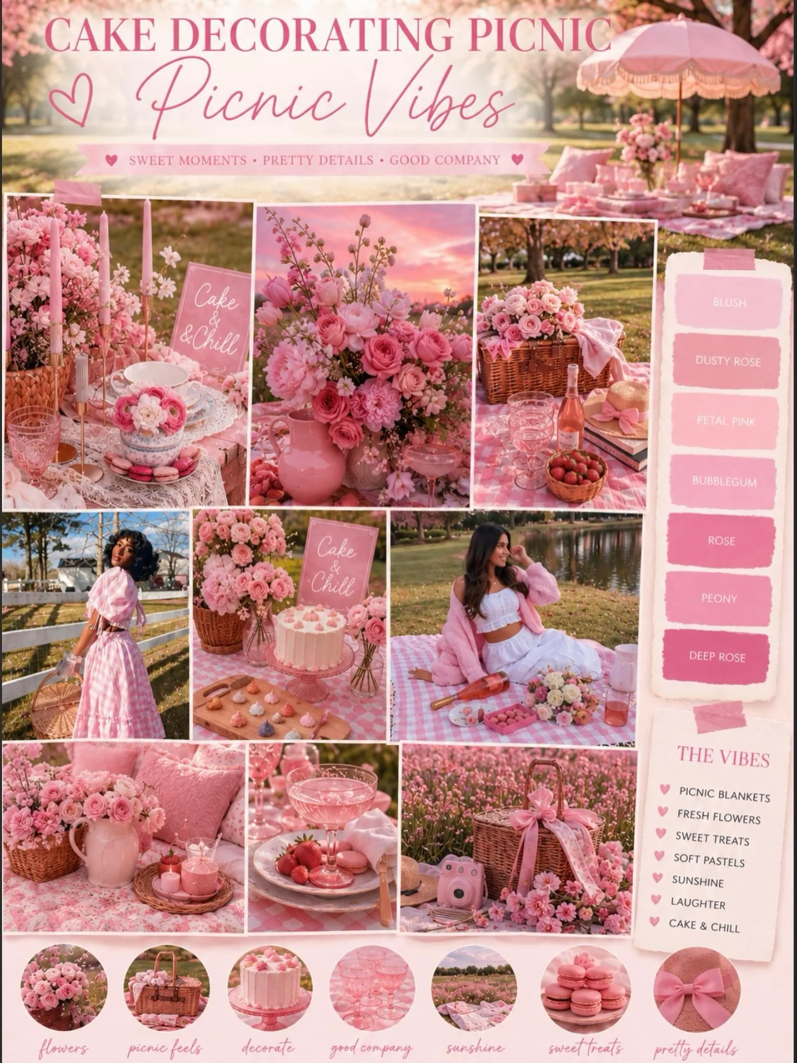 🌸 All THE Q&rsquo;Tee VIBES 🌸
Soft pinks, beautiful florals, dreamy picnic setups, sweet treats, and all the girly moments you can imagine. 💕🎀🌷

Q&rsquo;Tee Cakes x Boston Party Co. are bringing the vibes for our Cake Decorating Picnic in the Pa