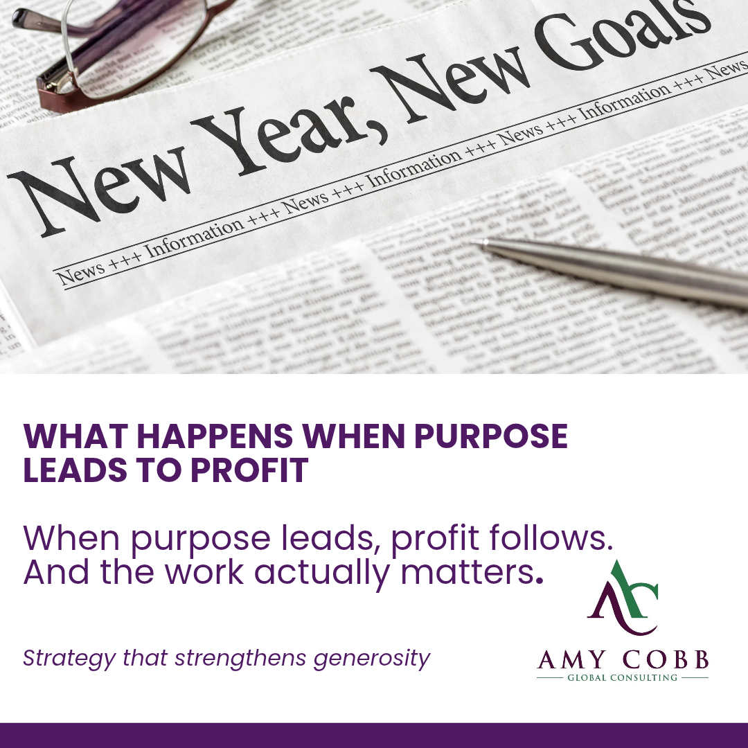 What Happens When Purpose Leads Profit