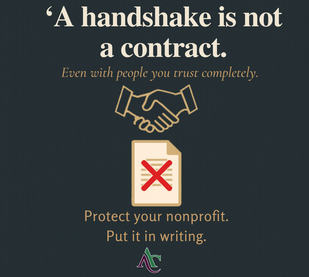 Nonprofit Financial Controls: Stop Relying on Handshake Agreements