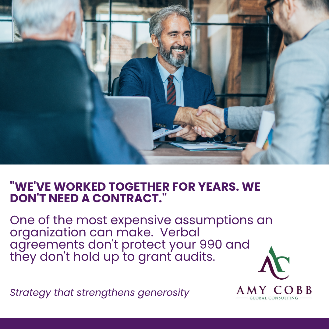 Nonprofit Financial Controls: Stop Relying on Handshake Agreements