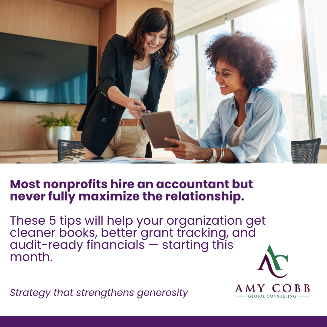 Top 5 Tips to Maximize Your Nonprofit’s Accounting Partnership