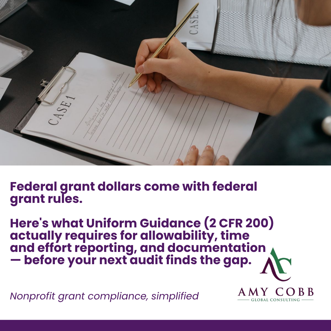Grant Compliance 101: What Uniform Guidance Actually Requires