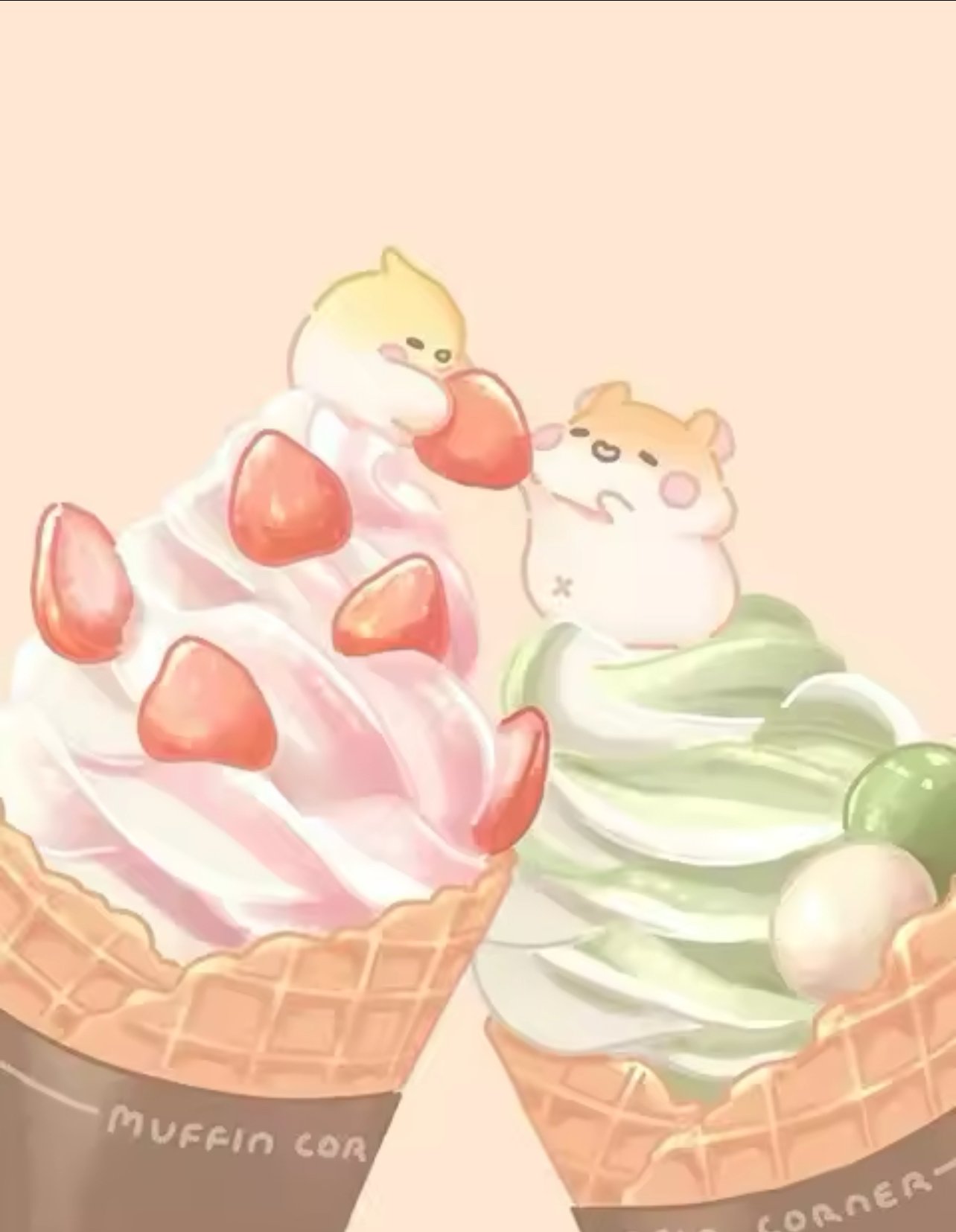 Kawaii PBN kit-ice cream