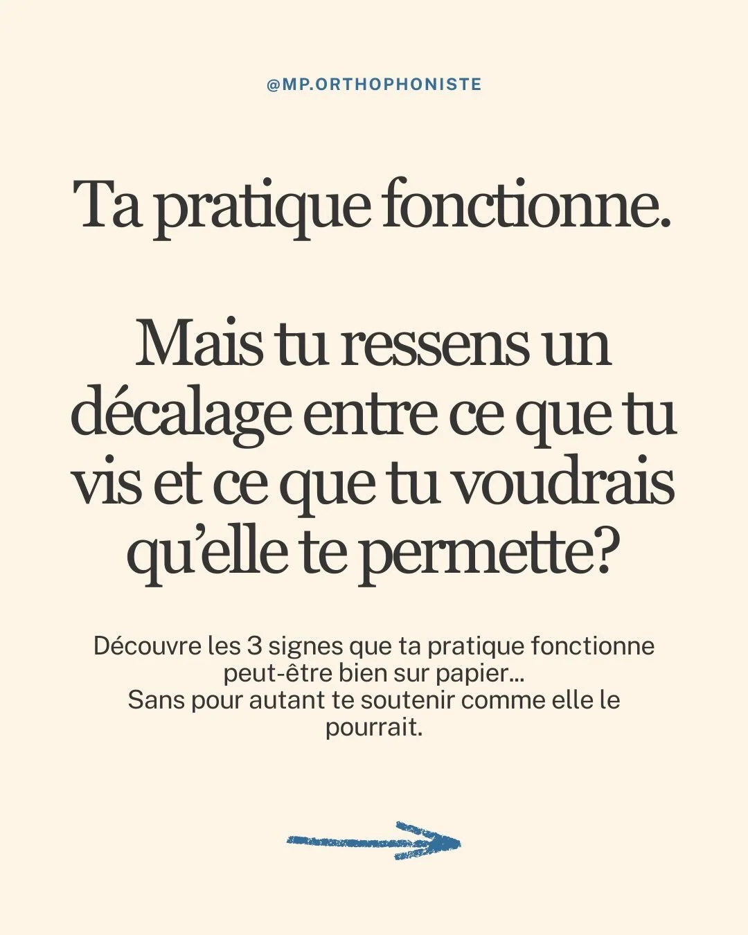 Ce n&rsquo;est pas toujours &eacute;vident &agrave; voir.

Parce que de l&rsquo;ext&eacute;rieur, ta pratique peut avoir l&rsquo;air de bien aller.

Tu as des clients. Tu as des demandes. Tu travailles. 
Mais &agrave; l&rsquo;int&eacute;rieur, peut-&