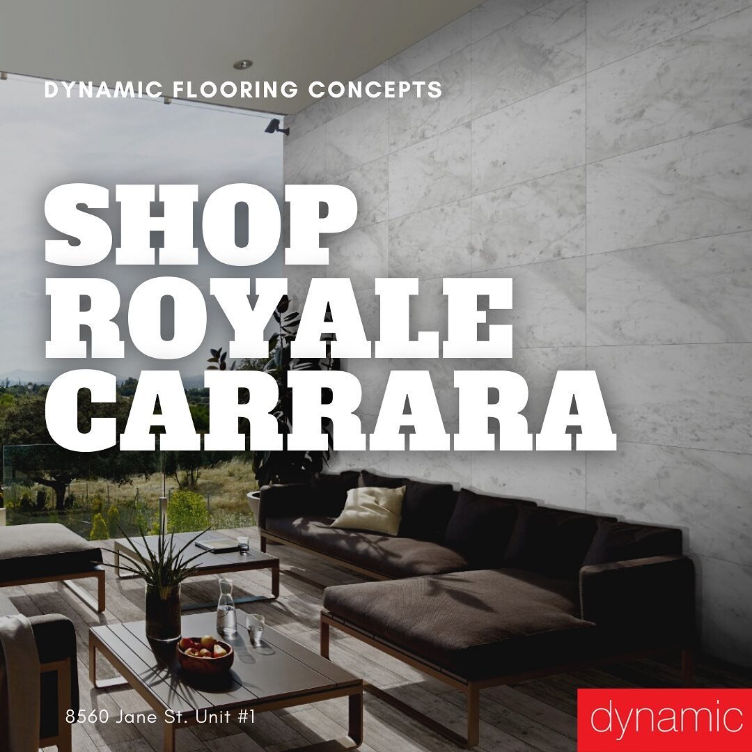 The Royale Carrrara tile is a glossy tile fit for important refined spaces. This tile produced in marble-effect stoneware is so versatile; it is suitable for both flooring and walls! 

#carrara #tile #floortile #walltile #glossytile #polishedtile #gr
