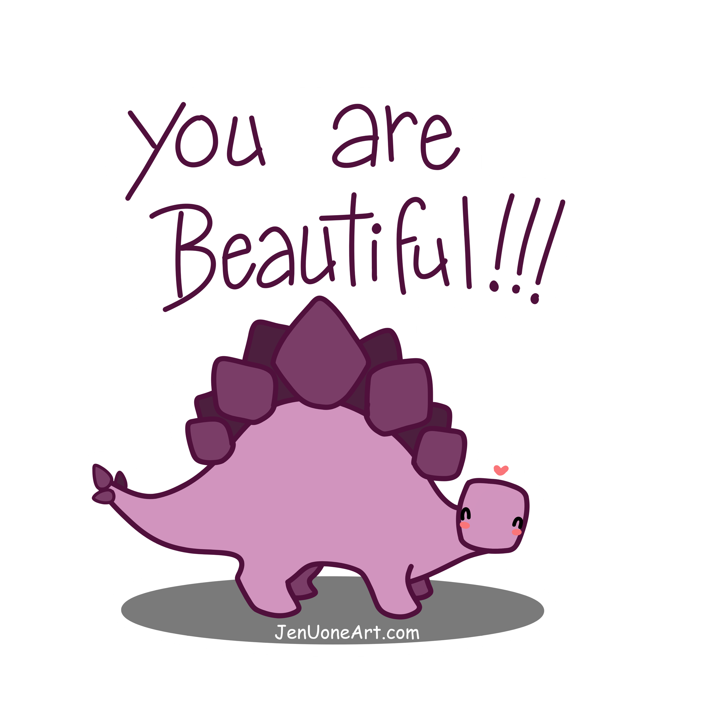 You Are Beautiful Glossy Art Print 5x7