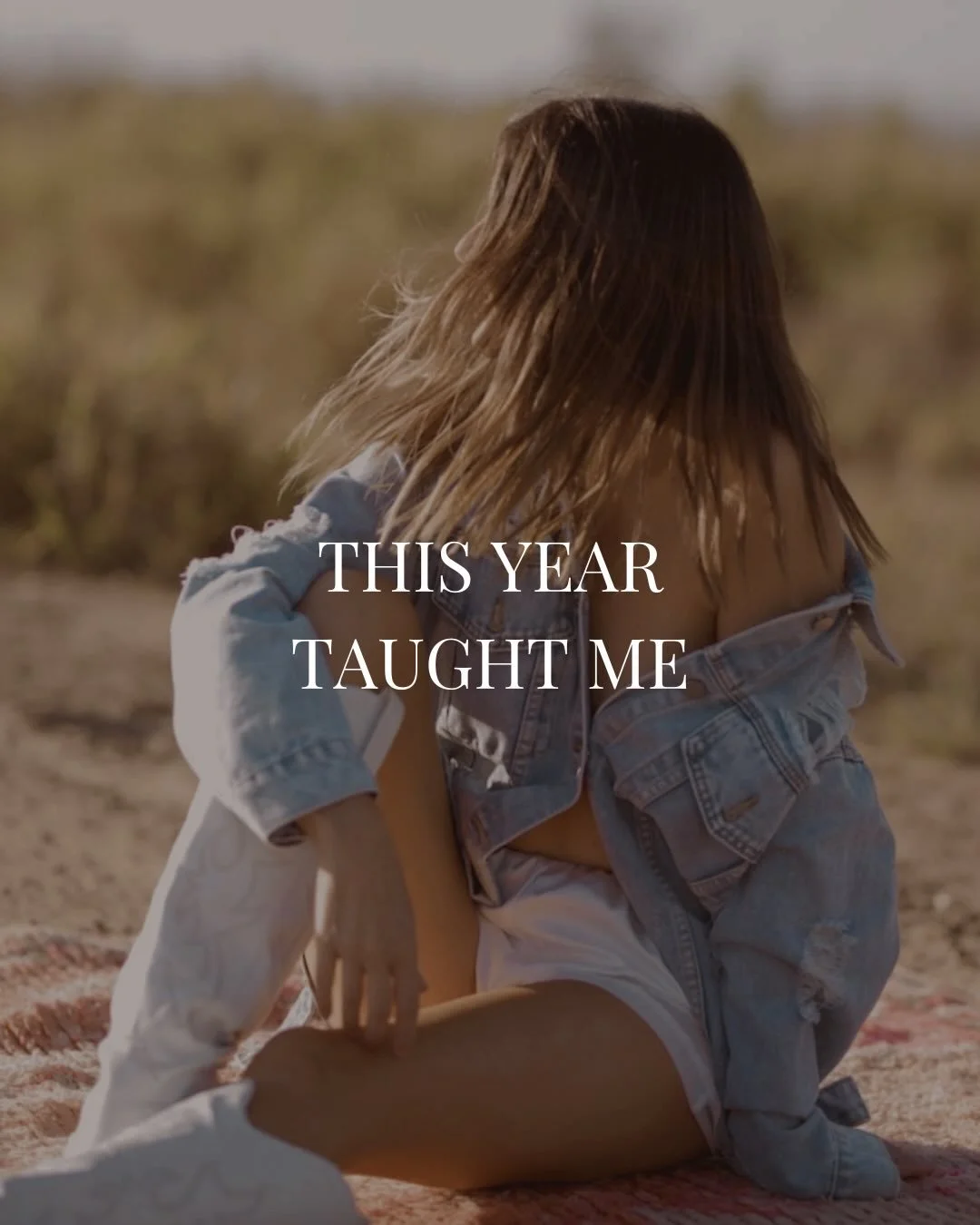 This year didn&rsquo;t teach me loudly. It taught me slowly.
In the quiet moments where I chose myself.. or didn&rsquo;t