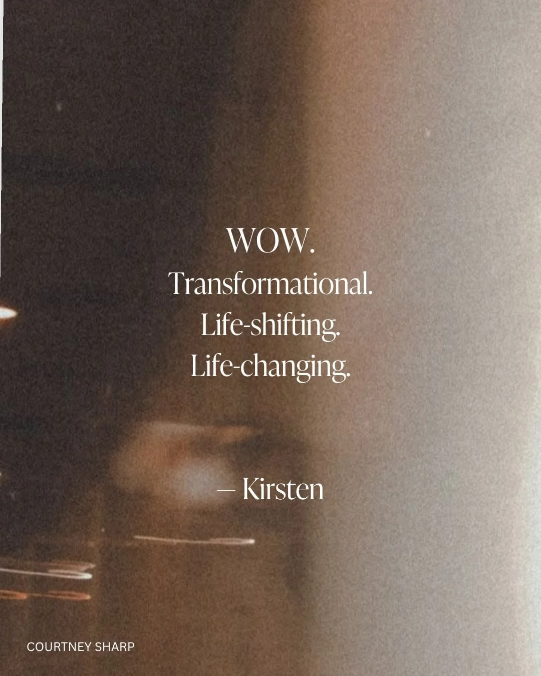 A beautiful client&rsquo;s words from her 3 month journey. 🤍

The shifts that unfold when a woman says yes to herself aren&rsquo;t just about changing circumstances they&rsquo;re about becoming the woman who naturally creates a different reality.