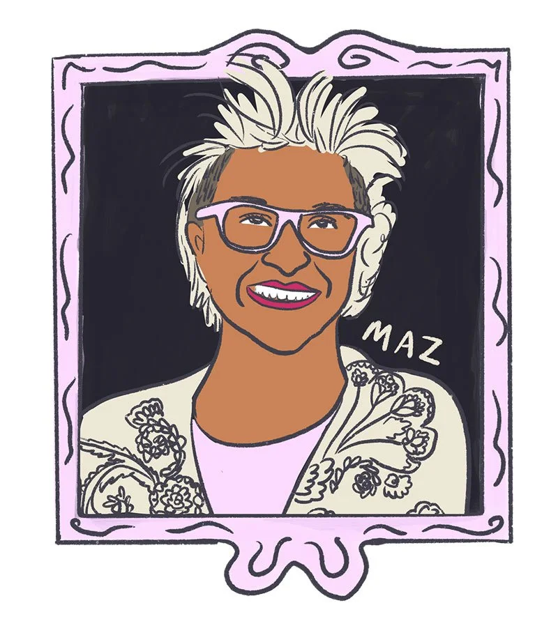 Portrait of Maz, Inspirational women