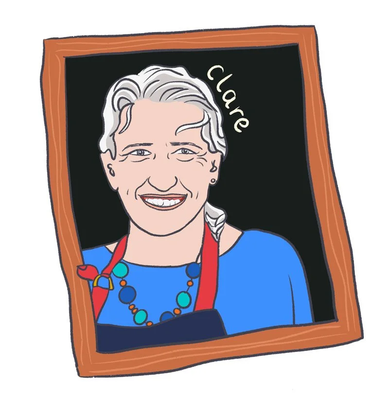Portrait of Clare, Inspirational women