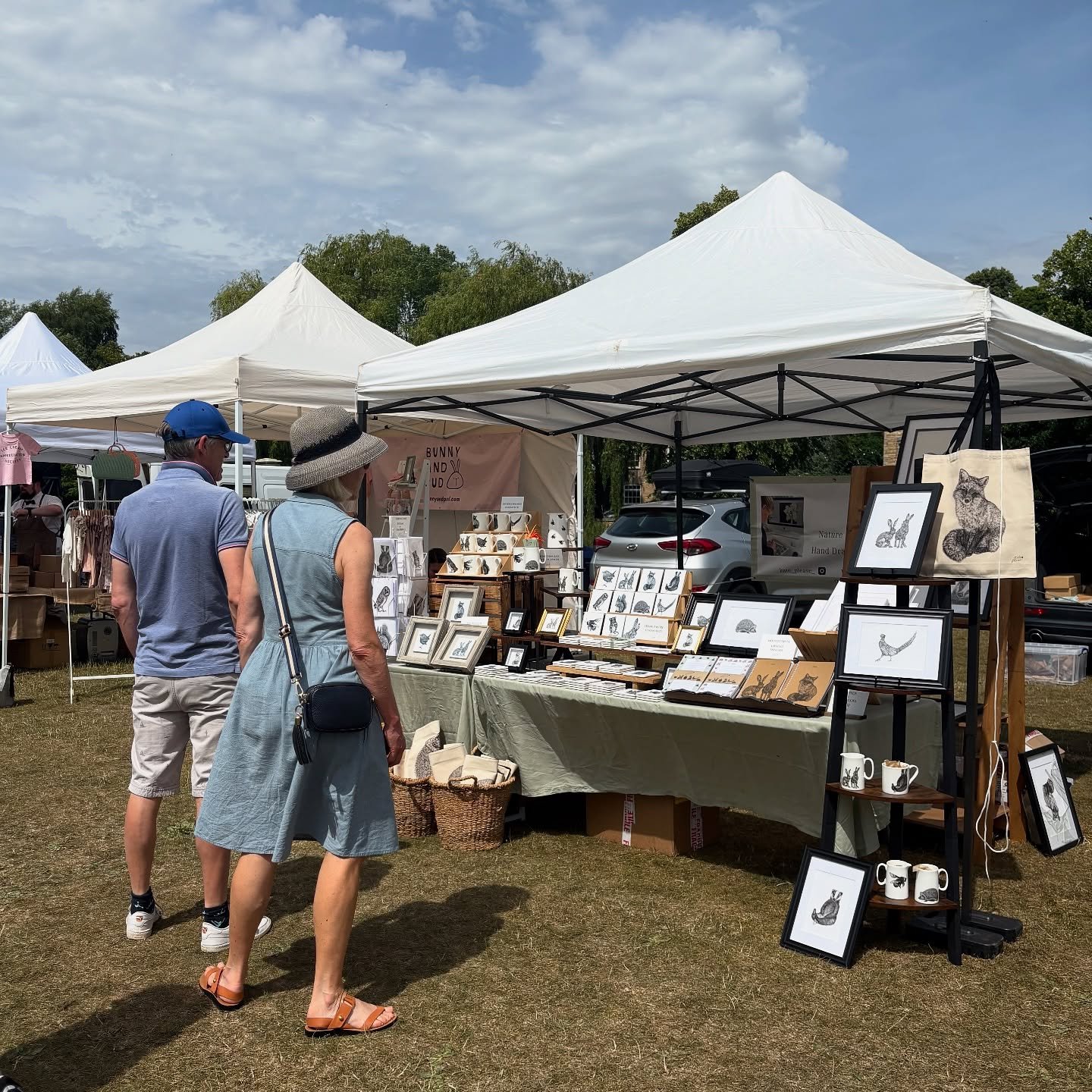 It&rsquo;s a beautiful day at the @the_stalls_market in Stamford Lincolnshire. We&rsquo;re here in the meadows with a much appreciated breeze come and say hello, make sure you&rsquo;ve got sun cream on!