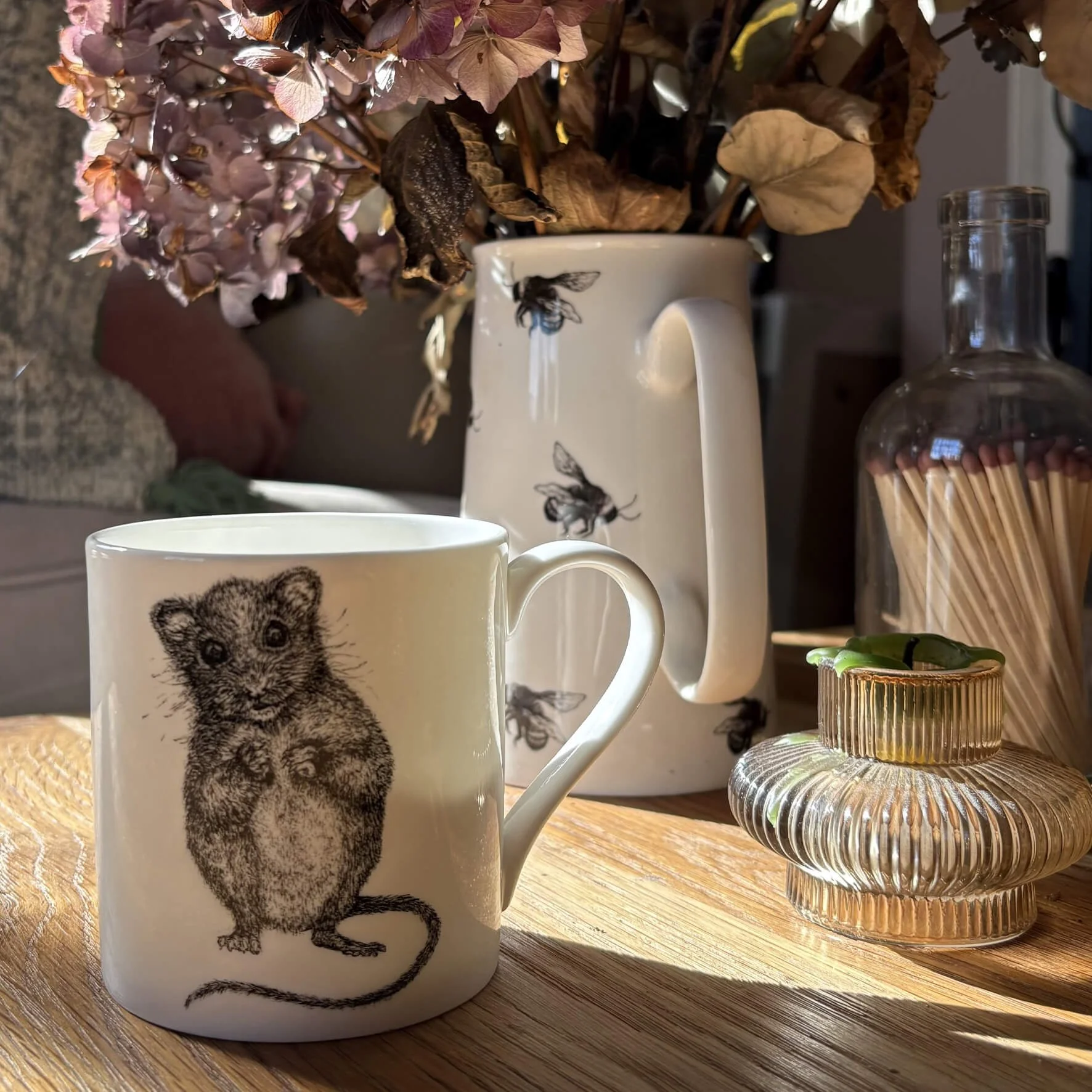 Fine Bone China Dormouse Mug "Dotty"