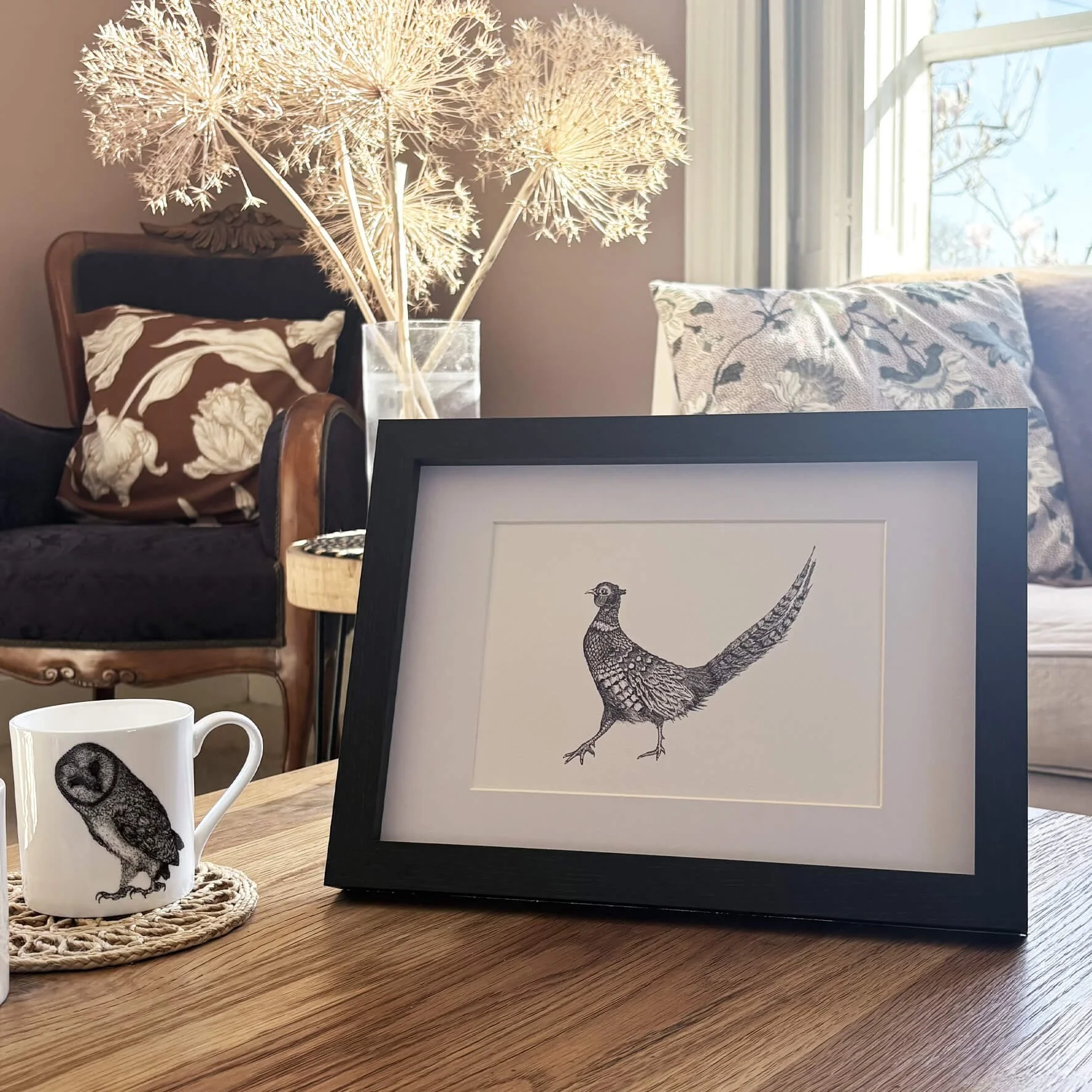 A4_Framed_pheasant_print_coffee_table.jpg