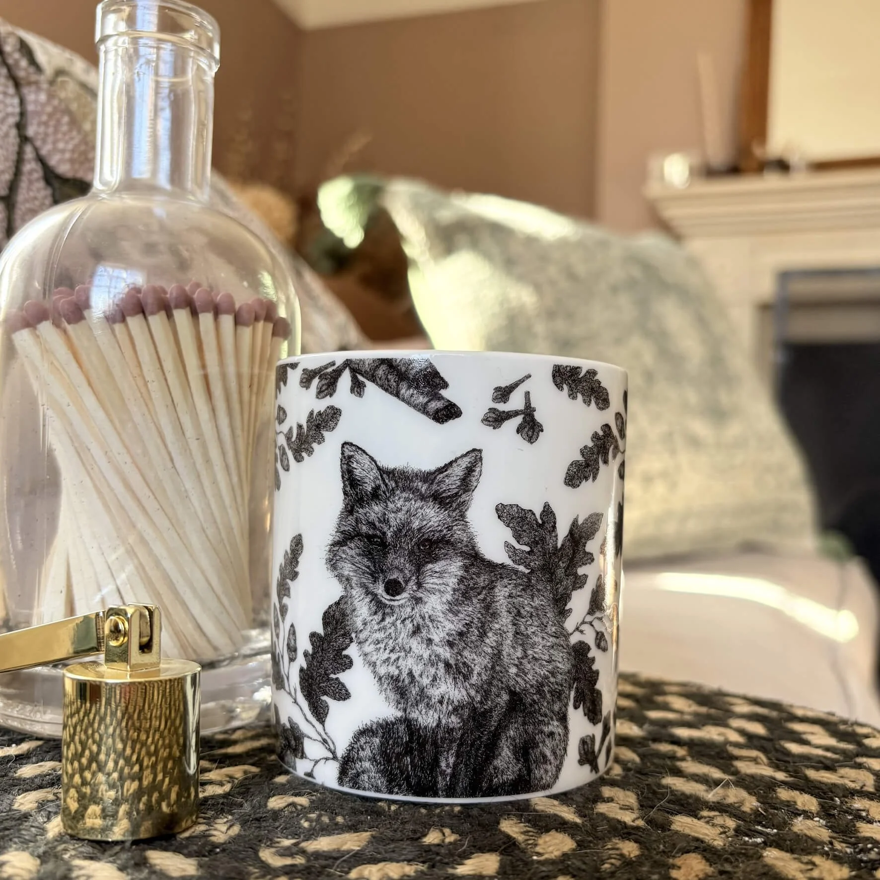 "Mabon"  Bone China Candle