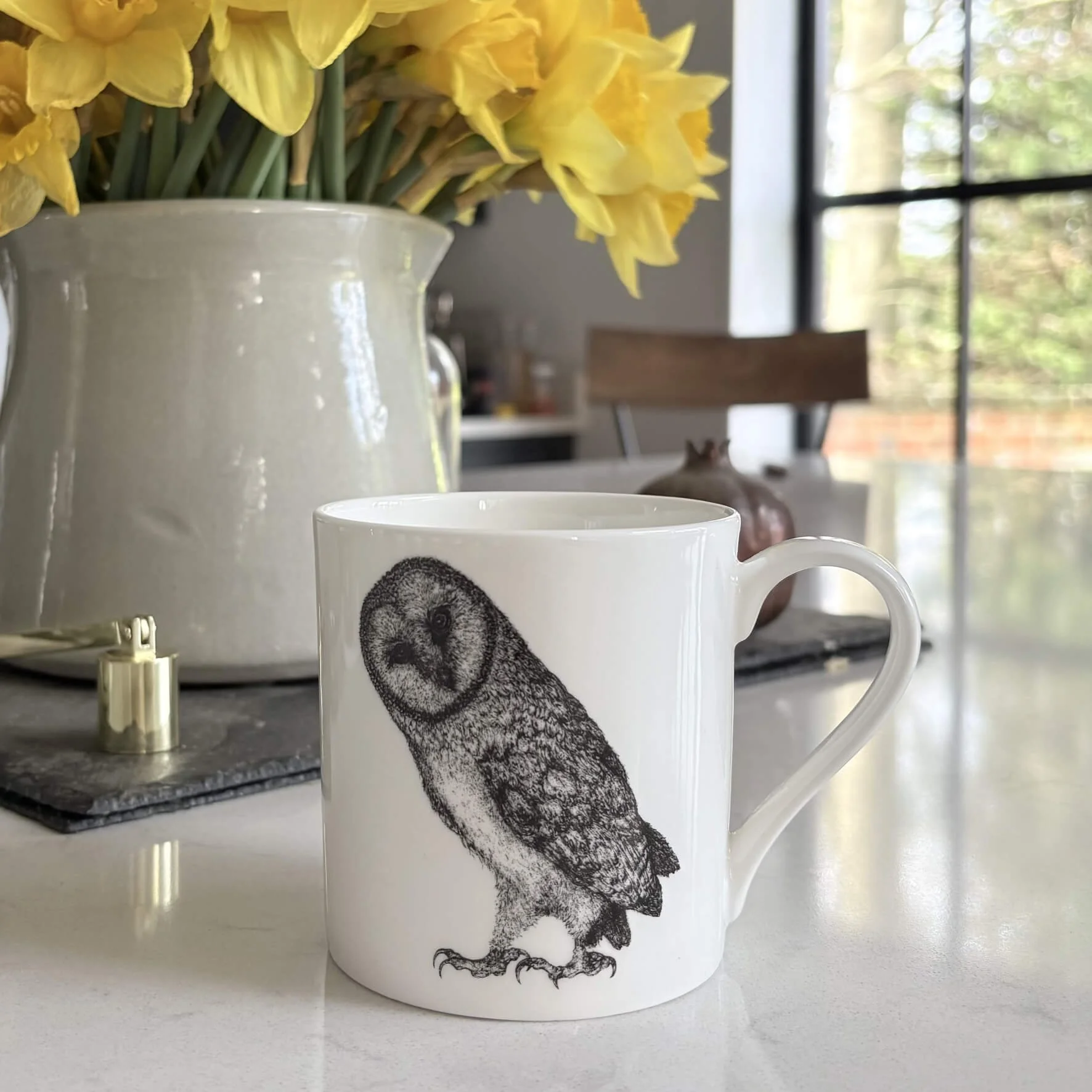 Fine Bone China Owl Mug  "Otto"