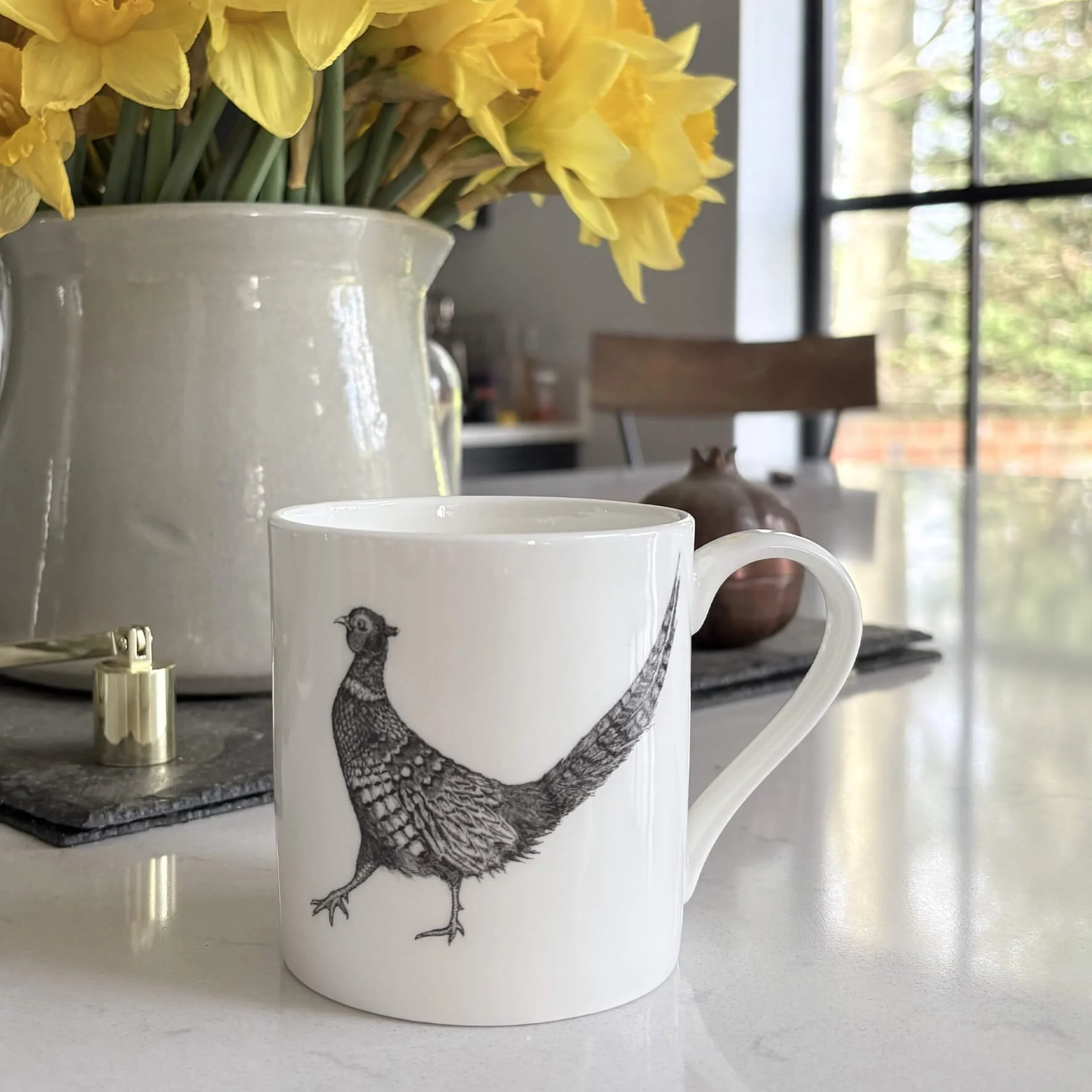 Fine Bone China Pheasant Mug  "Phillip"