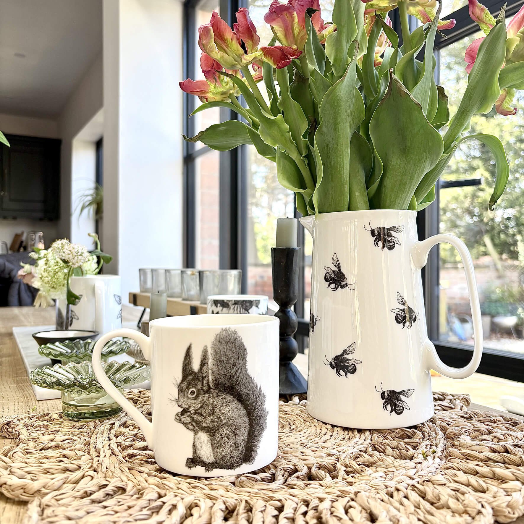 Fine Bone China Squirrel Mug "Sadie"